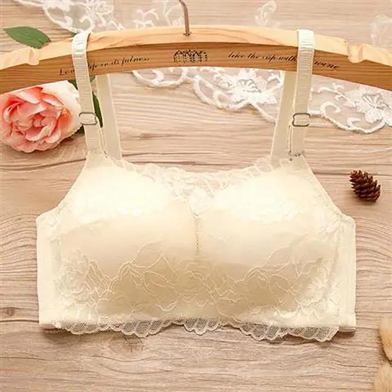 Ladies Underwear Korean Version of Lace Sexy Beautiful Back Comfortable Skin-friendly No Steel Ring Gathered Thin Anti-sagging Tube Top
