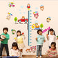 Children 'S Room Wall Decoration Cartoon Wall Stickers Wall Painting Stickers Height Stickers