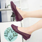 Sandals Ladies Hollow Soft Sole Casual Wear Hole Shoes Shallow Mouth Work Non-slip Beach Slope Heel Sandals and Slippers