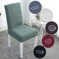 Thick Solid Jacquard Chair Covers Spandex for Wedding Dining Room Office Banquet Housse De Chaise Chair Cover