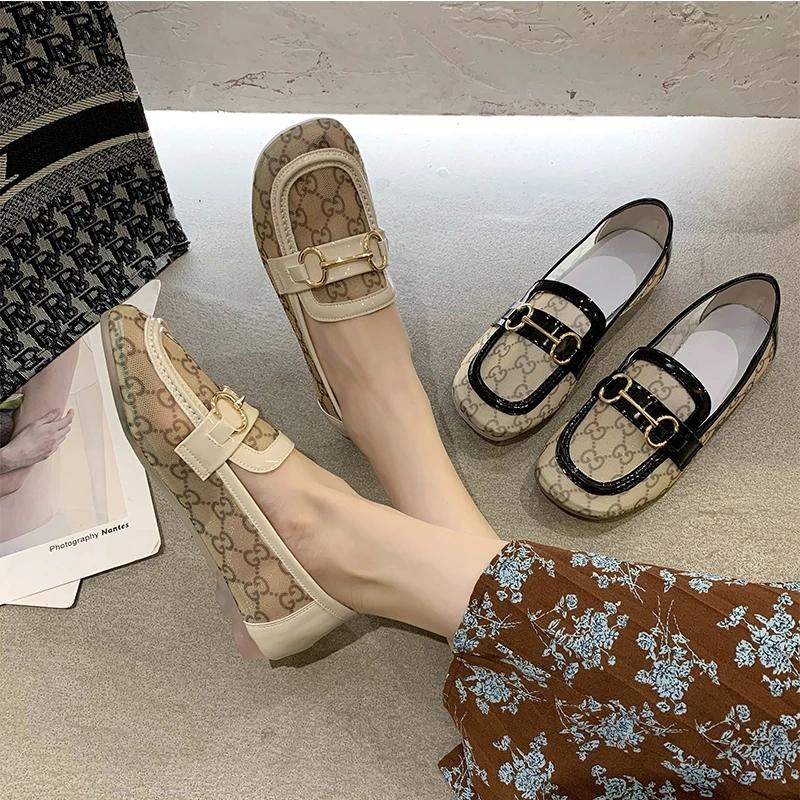 Women's Soft Sole Mesh Casual Shoes Single Shoes Breathable Mesh Shoes Summer Pedal Sandals Comfortable Boat Shoes Women's Shoes Home Mother Shoes
