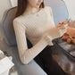 2019 Autumn Winter Women Long Sleeve Boat Neck Slim Knitted Sweater Top Femme Pull Ladies Jumper