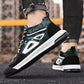 Fall Men's Korean Style Martin Boots Trendy Student All-match Mid-cut Boots Men's Waterproof High-top Shoes