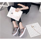 Summer Women Slippers Casual Soft Comfortable Mesh Outside Flat Slides Half Beach Slippers Woman Flip Flops