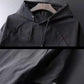 Sweater Men's Loose Hooded Fake Two-piece Autumn Boutique Long-sleeved Large Size Black Pullover Clothes