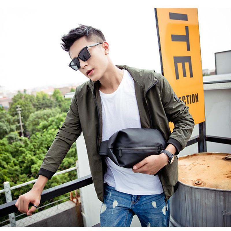 Fashion Chest Bag Men's Nylon Cloth Waterproof Messenger Bag Outdoor Riding Sports Shoulder Bag