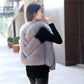 Slim Slimming Fox Fur Thermal Faux Fur Vest Women Short Fur Vest Jacket Autumn and Winter Soft and Comfortable