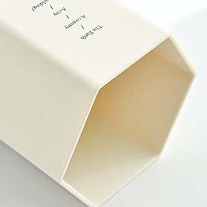 Frosted Large-capacity Simple Student Hexagonal Pen Holder Creative Personality Desktop Storage Container