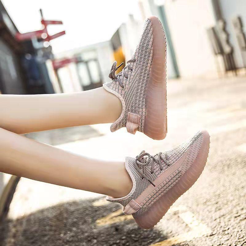 Women's Luminous Mesh Sneakers Spring Summer Breathable Mesh Shoes Students All-match Running Shoes Ladies Sneakers Casual Shoes
