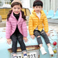 Boys and Girls Lightweight Cotton Coat Autumn Winter Candy-colored Jacket Warm Hooded Parka Coat Unisex