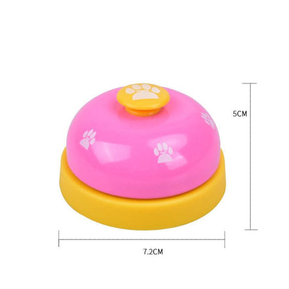 Bell Ringer Pet Dog Bell Ringer Footprint Interaction Ordering Meal Bell Opening Meal Calling Meal Bell Cat Voice Training Responder