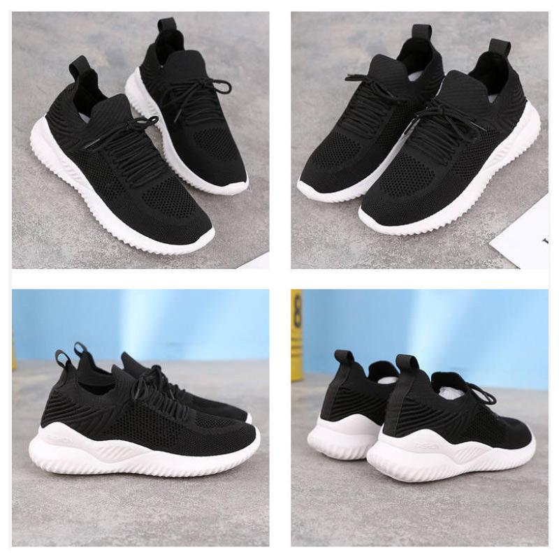 Ladies Flying Woven Sports Shoes Spring and Autumn Mesh Breathable Casual Shoes Non-slip Lightweight Running Shoe