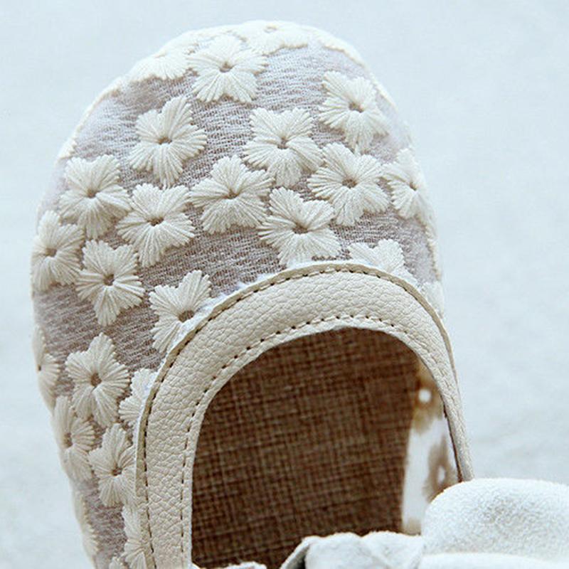 Cotton and Linen Embroidered Beanie Shoes Literary and All-match Single Shoes Sweet Bow Sandals Women's Comfortable Loafers