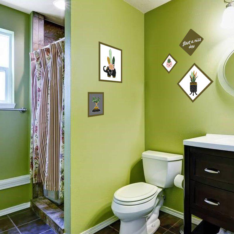 [sticker ]Cartoon Animal Diy Picture Murals Wall Stickers Home Decor Living Room Bedroom Kitchen Ar