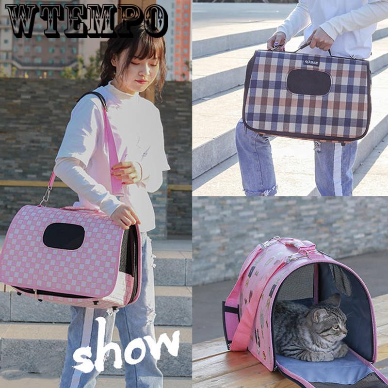Dog Carrier Portable Pet Backpack Cat Carrier Outgoing Small Dog Travel Bag Soft Pet Carrier