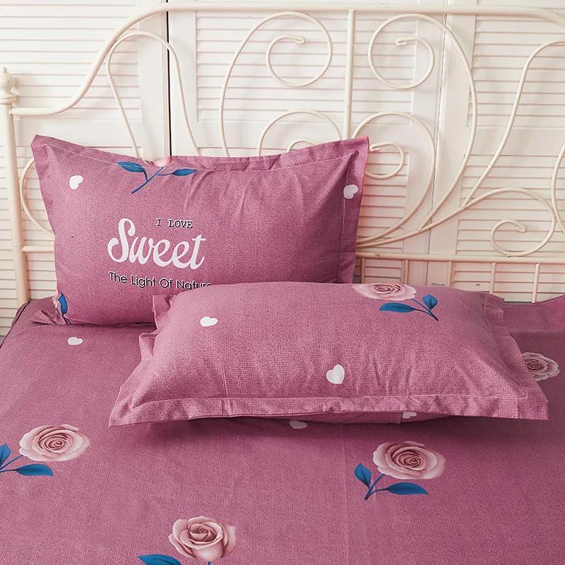 A Pair of 48*74cm Pure Cotton Pillowcases Plus Thickened Brushed Pillowcases Student Dormitory Single Double Pillowcases