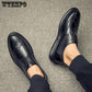Brock Casual Men's Leather Shoes British Breathable Hair Stylist Wedding Shoes