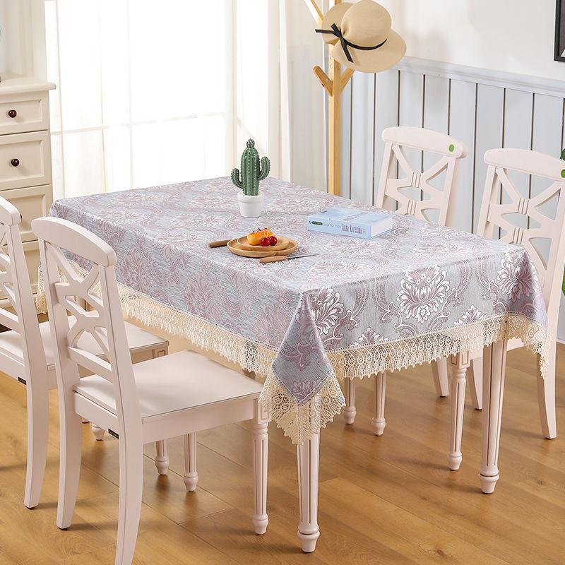 Home Decor Nordic Style Pastoral Lace Table Cloth Embroidered Fabric Table Cloth Dining Table Coffee Table Table Cloth Cover Towel