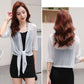 Short Cardigan Shawl Plus Size Ladies Thin Lace Shawl Fashion Breathable Sun Protection Clothing
