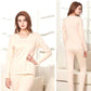 Women Long Sleeve Thermal Underwear Women Winter Thicken Tight Suit Sexy Pajamas Autumn Windproof Soft Lining Slim Body Comfortable Breathable Student