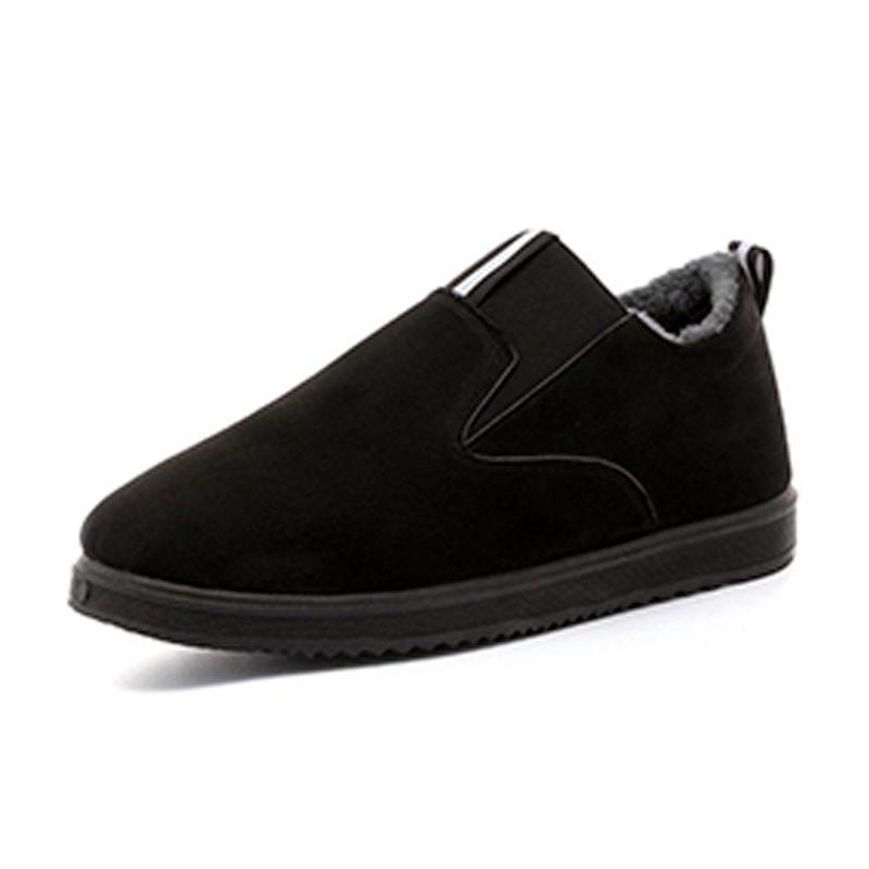 Plush Thick Warm Snow Boots Winter Old Beijing Casual Shoes Non-slip Wear-resistant Cotton Shoes