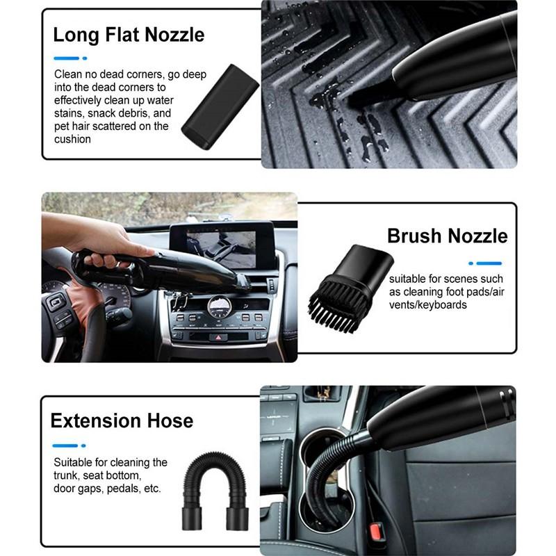12V 120W Vacuum Cleaner For Car Vacuum Cleaner Car Aspirateur Voiture Handheld Vacuum Cleaner For Car