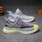 Plus Size 39-44 Summer Men Sneakers Lightweight Breathable Basketball Running Shoes Deodorant Flying Woven Mesh Black Sports Shoes
