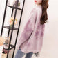 Plush Cold and Warm Inside Take A Sweater Autumn and Winter Models Neckline Lace Sweater Women