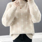 Autumn Warm Thick Turtleneck Sweater Women Loose Long Sleeve Ladies Faux Mink Velvet Pullover