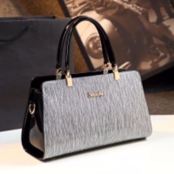 Fashion Minimalist Patent Leather Handbag Female Bright Skin Wild Messenger Bag Women Shoulder Bag