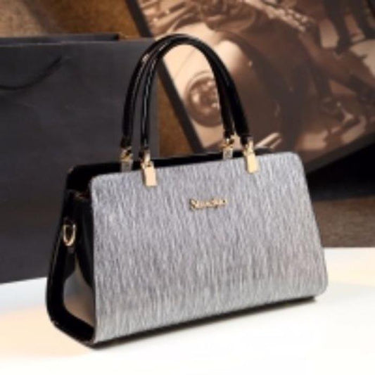 Fashion Minimalist Patent Leather Handbag Female Bright Skin Wild Messenger Bag Women Shoulder Bag