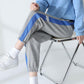 Cotton Summer Sports Trousers Women's Loose All-match Color Contrast Casual Pants Harem Pants Women's Trendy Pants