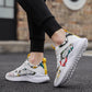 2020 Spring and Summer White Shoes Dad Sports Shoes Korean Version of The Tide Men's Casual Shoes Wild Running Shoes