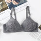 Bra Without Steel Ring Gather The Underwear Receive The Breast Milk Small Chest Breathable Anti-sagging Large Size Adjustment Bra Lace