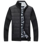 Autumn and Winter Men's Jackets Plus Velvet Thick Coats Men's Plus Size Casual Cardigan Jacket Plus Size Zipper Warm Top