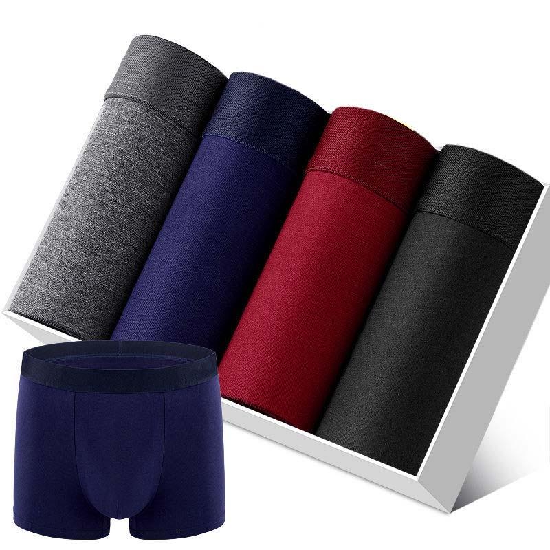 Men's Cotton Underwear Antibacterial Trend Sexy Young Big Size Shorts