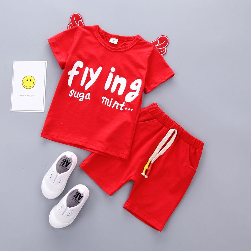 Baby Summer Suits Children's Suits Boys Kids Short-sleeved Clothes Children's Clothing Tide