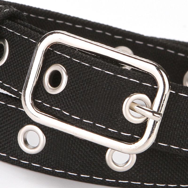 Canvas Belt Ladies Pin Buckle Belt Wild Jeans Dress Female Students Classic Trend