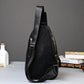 Casual Chest Bag Men Black Large Capacity Multi-pocket Crossbody Outdoor Sports Shoulder Bag
