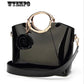 Fashion Elegant Diagonal Cross Bag Shoulder Bag Female High-grade Patent Leather Handbag