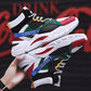 Spring Men's High-top Sports Shoes Men's All-match Height Increase Shoes Breathable Student Shoes Men