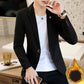 Men's Small Suit Autumn and Winter Casual Suits Plus Velvet Thickening Korean Style Trendy Single-shirt Tops Slim Men's Jackets