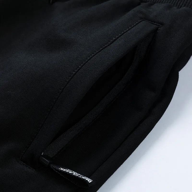 Summer Thin Cotton Casual Cropped Trousers Men's Straight Loose Large Size Sports Shorts