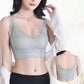 Women's Sexy Lace Wrapped Chest  Push Up Bra Top Beautiful Back Underwear Tube Top Wear Anti-glare Sports Underwear No Steel Ring Gather Chest