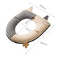 Cartoon Cat Cute Toilet Seat Covers Winter Toilet Seat Mat Soft Thick Warm Toilet Seat Cushion Washable Bathroom Lavatory Pad with Handle