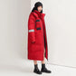 Over-the-knee Long Down Jacket Winter Men's and Women's Mid-length Tooling Thickened Korean Version Couple Decoration Body Coat Slim Coat