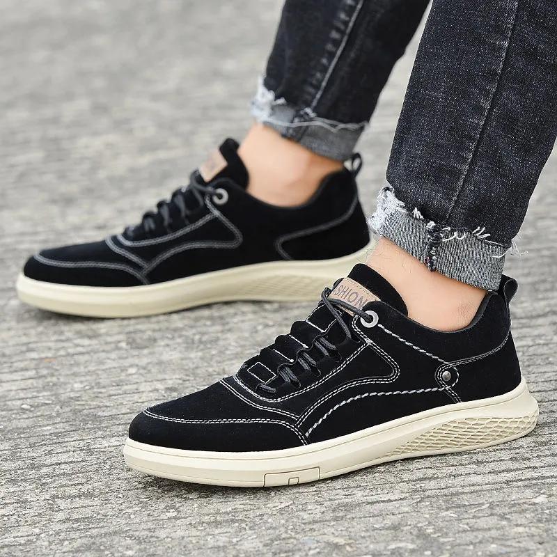 Winter High-top Large Size 38-48 Size Men's Shoes Plus Velvet Warm Cotton Shoes All-match Casual Shoes Non-slip Tooling Shoes Snow Boots