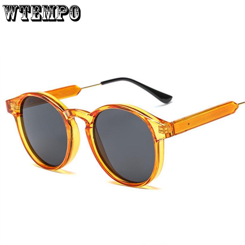 Retro Sunglasses Men Women Vintage Brand Designer Small Sun Glasses Driving Round Sunglass Yellow Gl