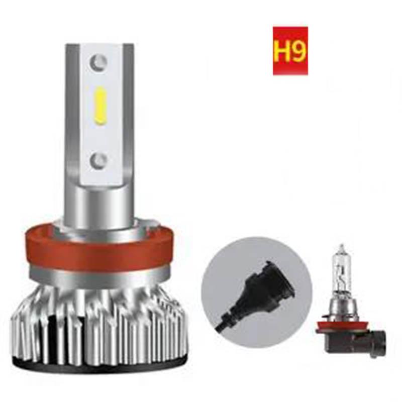 Car Headlight LED Headlights Strong Light 12V24V 200W Super Bright Condenser 9005 9006 H4 High and Low Beam Light Integrated H7 H3 H1 H8 H9 Auto Parts