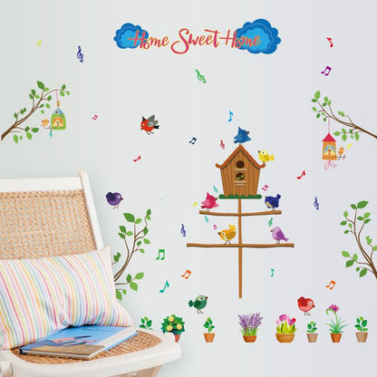 sweet home garden Kindergarten children room classroom living room wall decoration wall stickers PVC